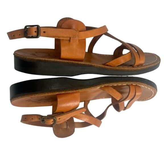 Jerusalem sandals Tzippora - Leather Strappy Slingback Sandal Sz 39 - Picture 4 of 5